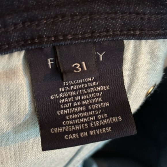 Fidelity Men's Dark Blue Denim Jimmy Straight Jean Size 31 - Picture 5 of 5